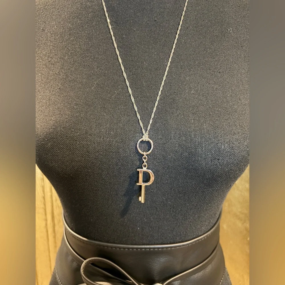 HAUTE ft Dior Romantique Pad Lock and Key OBI BELT AND NECKLACE set - Picture 5 of 6